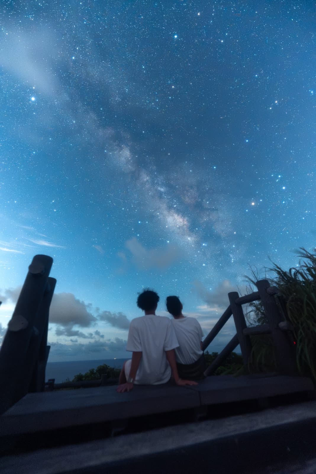 宮古島ロケーション撮影の星空ツアーの一枚